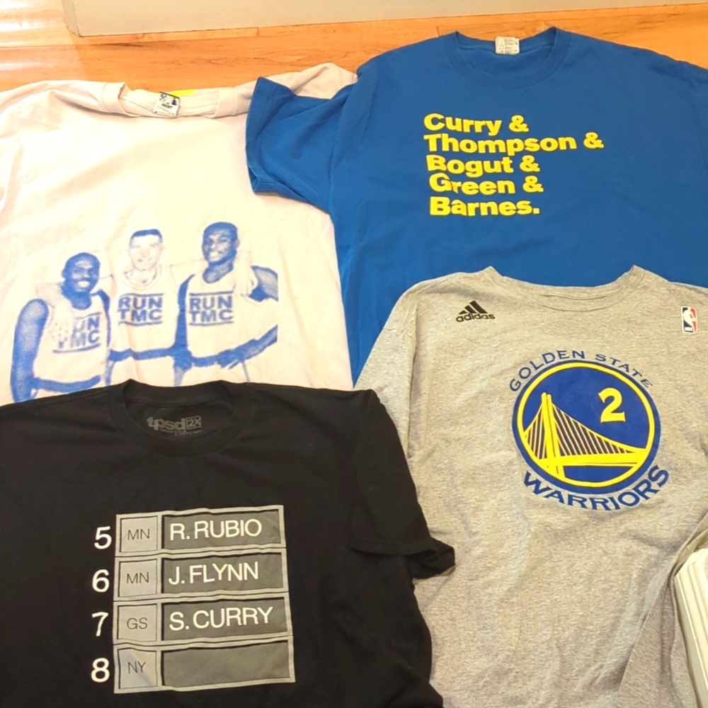 ✅Golden State Warriors Dubs T-shirt bundle lot XXL Basketball